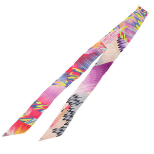 新品同様 エルメス ツイリードール 京都マーブル 限定 シルク ローズ スカーフ 1033 【中古】 HERMES