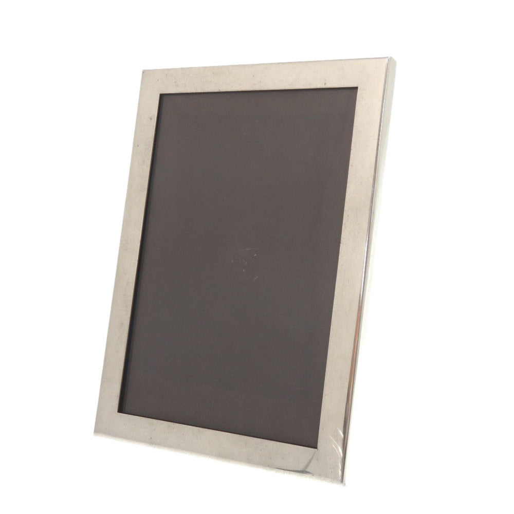 ティファニー PEWTER フォトフレーム 写真立て ステンレススチール シルバー 1048【中古】TIFFANY&Co.