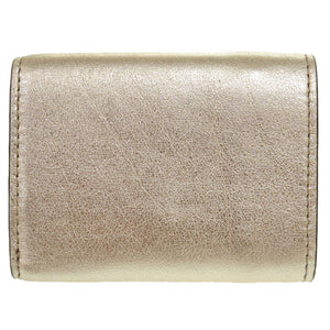 未使用 フェンディ ズッカ コンパクトウォレット レザー ゴールド ゴールド金具 8M0395 三つ折り財布 財布 1105 【中古】 FENDI