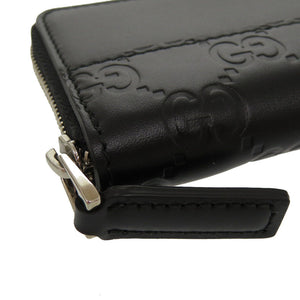 未使用 グッチ ミストラル グッチシマ GG レザー ブラック 408842 コインケース 財布 黒 1122 【中古】 GUCCI メンズ