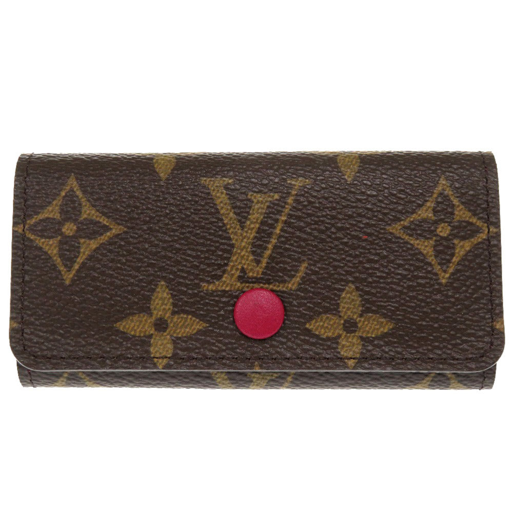 新品同様 ルイ ヴィトン ミュルティクレ4 モノグラム フューシャ M60705 4連 キーケース LV 1194 【中古】 LOUIS VUITTON