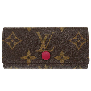 新品同様 ルイ ヴィトン ミュルティクレ4 モノグラム フューシャ M60705 4連 キーケース LV 1194 【中古】 LOUIS VUITTON