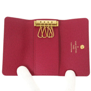 新品同様 ルイ ヴィトン ミュルティクレ4 モノグラム フューシャ M60705 4連 キーケース LV 1194 【中古】 LOUIS VUITTON