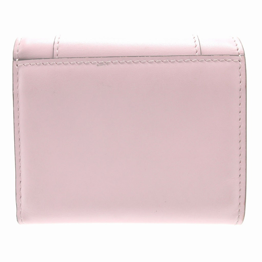 美品 ブルガリ セルペンティ コンパクトウォレット レザー ピンク 3つ折り財布 財布 1204【中古】BVLGARI