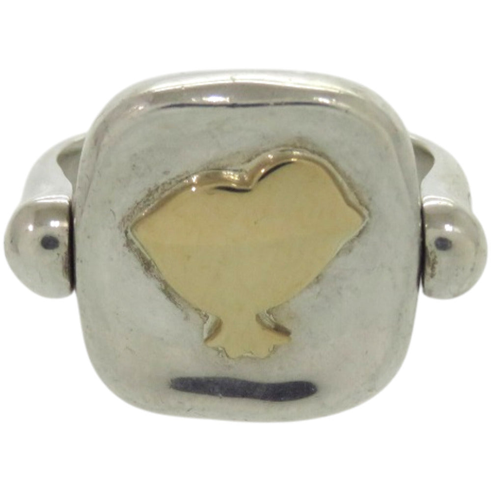 ポメラート ドド ヒヨコ 約11号 シルバー925 K18イエローゴールド シルバー リング 指輪 1229【中古】Pomellato