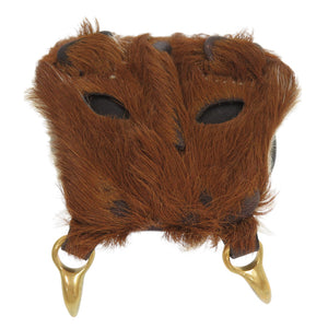 美品 ヴィヴィアン ウエストウッド ライオン ハラコ ブラウン コインケース 財布 茶 1253 【中古】 Vivienne Westwood