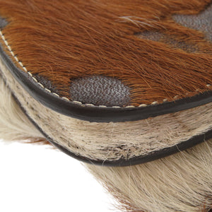 美品 ヴィヴィアン ウエストウッド ライオン ハラコ ブラウン コインケース 財布 茶 1253 【中古】 Vivienne Westwood