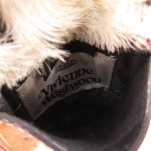 美品 ヴィヴィアン ウエストウッド ライオン ハラコ ブラウン コインケース 財布 茶 1253 【中古】 Vivienne Westwood