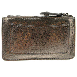 美品 ジミーチュウ スタースタッズ コインケース レザー/スタッズ シルバー 1256【中古】JIMMY CHOO