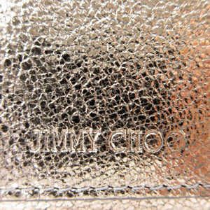 美品 ジミーチュウ スタースタッズ コインケース レザー/スタッズ シルバー 1256【中古】JIMMY CHOO