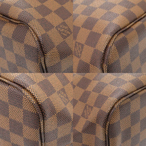 美品 ルイ ヴィトン ネヴァーフルMM ダミエ スリーズ N51105 トートバッグ LV 1285 LOUIS VUITTON