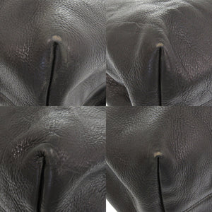 クロムハーツ 3セメタリークロスパッチ レザー ブラック トートバッグ 1289 【中古】 CHROME HEARTS メンズ