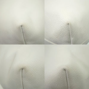 クロムハーツ FSトート トートバッグ レザー ホワイト 白 1376【中古】CHROME HEARTS