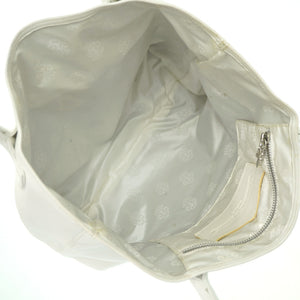クロムハーツ FSトート トートバッグ レザー ホワイト 白 1376【中古】CHROME HEARTS