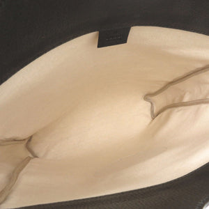 美品 グッチ 284156 クレストロゴ キャンバス レザー アイボリー トートバッグ 1390【中古】GUCCI