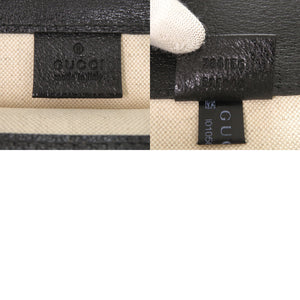 美品 グッチ 284156 クレストロゴ キャンバス レザー アイボリー トートバッグ 1390【中古】GUCCI