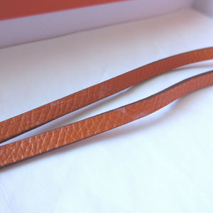 美品 エルメス クロシェット クレトレサージュ C刻印(2018年製) ヴォーエプソン アプリコット ローズアザレ ジョーヌアンブル バッグチャーム キーホルダー 1401【中古】HERMES