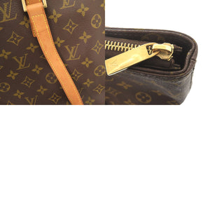 ルイ ヴィトン カバメゾ モノグラム M51151 ブラウン トートバッグ LV 1407【中古】LOUIS VUITTON