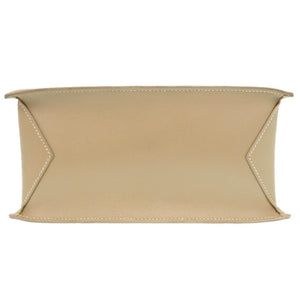 美品 エルメス ルーシーMM ボックスカーフ シェーブル ベージュ トートバッグ 1430 【中古】 HERMES