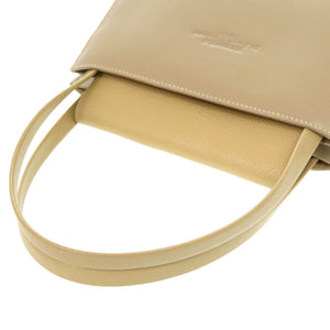 美品 エルメス ルーシーMM ボックスカーフ シェーブル ベージュ トートバッグ 1430 【中古】 HERMES