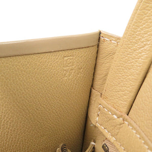 美品 エルメス ルーシーMM ボックスカーフ シェーブル ベージュ トートバッグ 1430 【中古】 HERMES