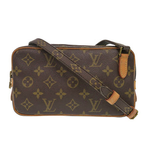 ルイ ヴィトン マルリーバンドリエール  モノグラム M51828 ショルダーバッグ ブラウン LV 1486【中古】LOUIS VUITTON