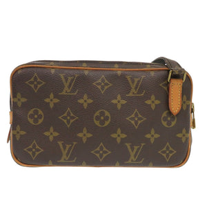 ルイ ヴィトン マルリーバンドリエール  モノグラム M51828 ショルダーバッグ ブラウン LV 1486【中古】LOUIS VUITTON