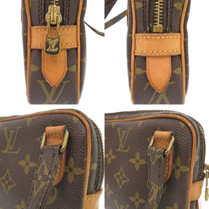 ルイ ヴィトン マルリーバンドリエール  モノグラム M51828 ショルダーバッグ ブラウン LV 1486【中古】LOUIS VUITTON
