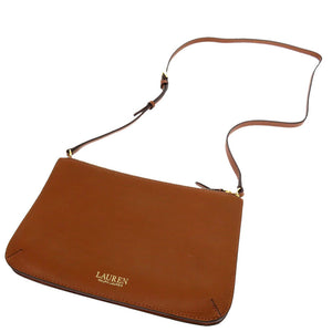 新品同様 ラルフローレン レザー ブラウン 茶色 ショルダーバッグ 1502【中古】RALPH LAUREN