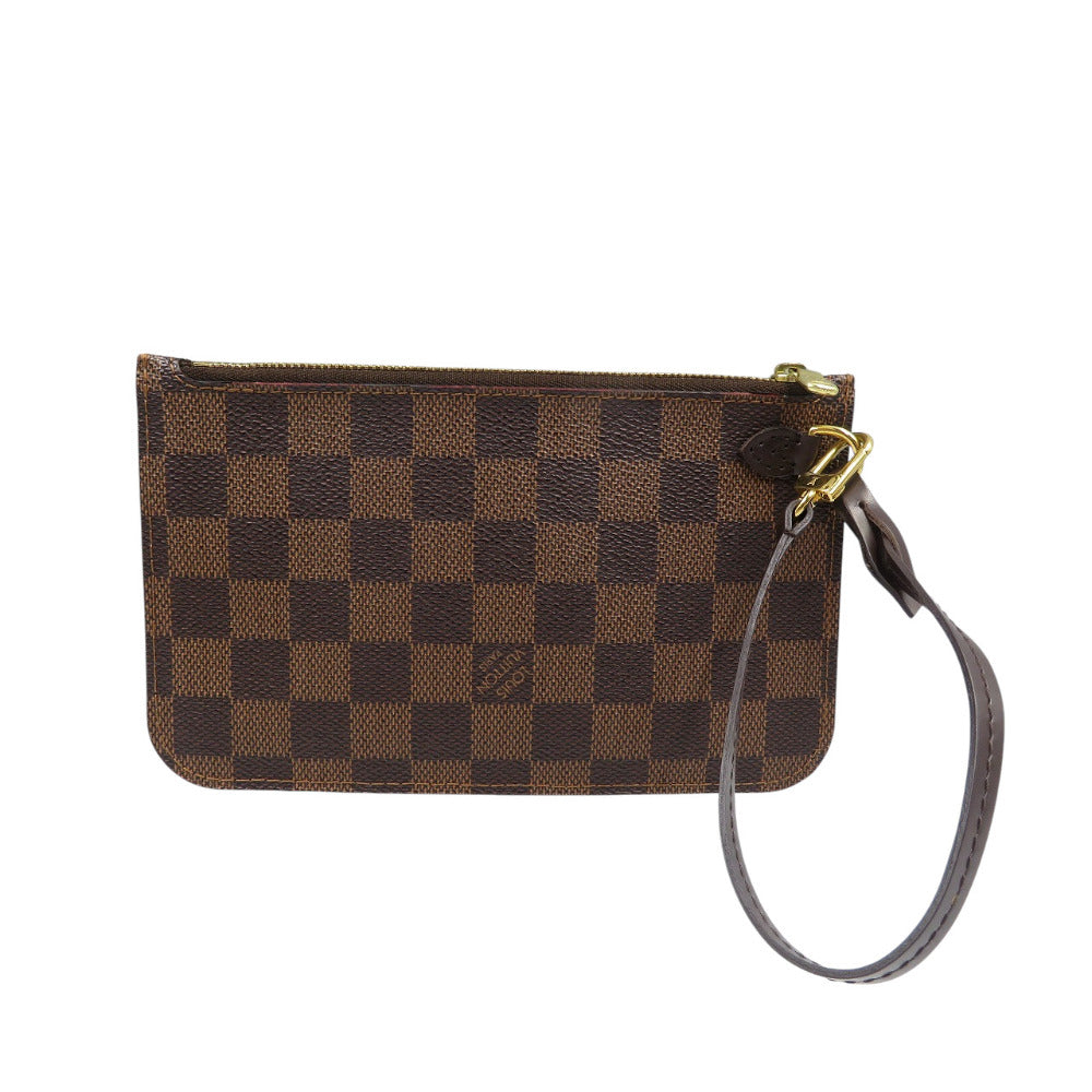 ルイヴィトン ダミエ ネヴァーフルポーチ PM用 ダミエキャンバス ゴールド金具 ブラウン ポーチ 1508【中古】LOUIS VUITTON