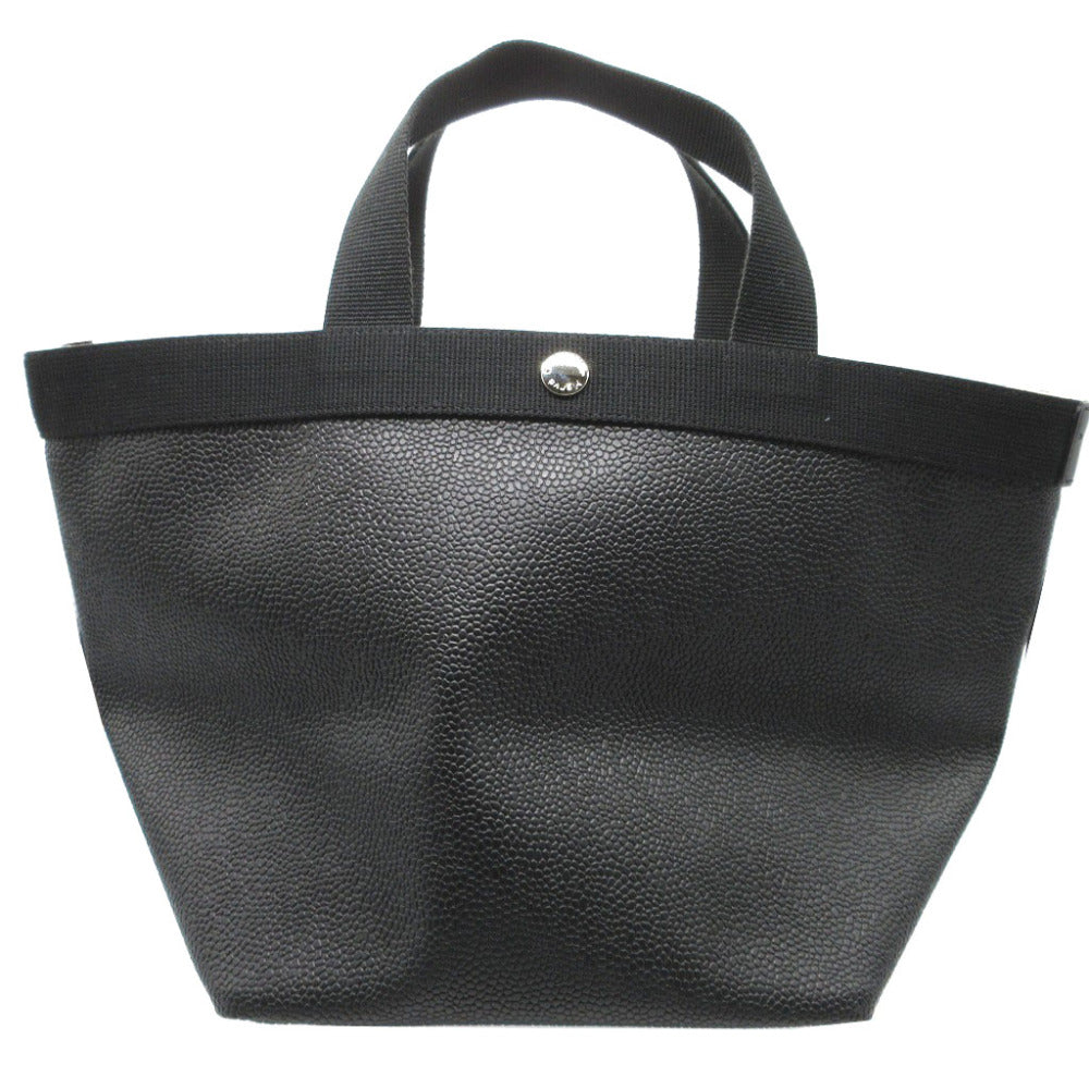 新品同様 エルべシャプリエ リュクス 707GP 舟型 トートM コーティングキャンバス ブラック 黒 トートバッグ 1539【中古】Herve Chapelier