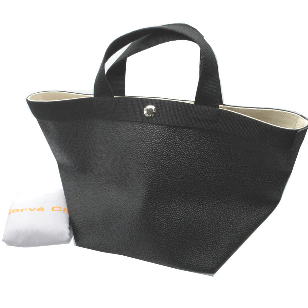 新品同様 エルべシャプリエ リュクス 707GP 舟型 トートM コーティングキャンバス ブラック 黒 トートバッグ 1539【中古】Herve Chapelier