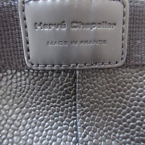新品同様 エルべシャプリエ リュクス 707GP 舟型 トートM コーティングキャンバス ブラック 黒 トートバッグ 1539【中古】Herve Chapelier