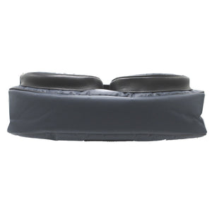 新品同様 ハンティングワールド ブルックスブラザーズ コラボ バチュークロス レザー ネイビー 紺 ブラック 黒 ショルダーバッグ 1584【中古】HUNTING WORLD