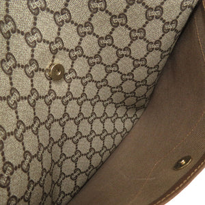 グッチプラス PVC キャンバス ベージュ トートバッグ 1592 【中古】 GUCCI PLUS メンズ