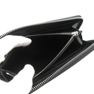 未使用 ダンヒル kenta.cobayashi DU20R2180KC001 レザー シルバー金具 ブラック ラウンドファスナー 長財布 1620【中古】dunhill