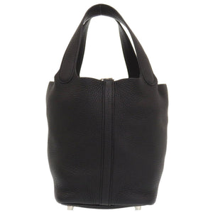 新品同様 エルメス ピコタンロックPM トリヨンクレマンス ブラック シルバー金具 Y刻印(2020年製) ハンドバッグ 黒 1762 【中古】 HERMES