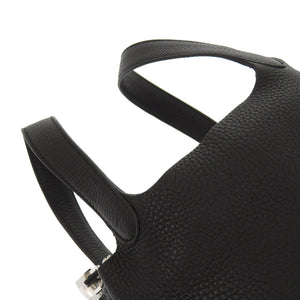 新品同様 エルメス ピコタンロックPM トリヨンクレマンス ブラック シルバー金具 Y刻印(2020年製) ハンドバッグ 黒 1762 【中古】 HERMES