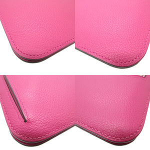 美品 エルメス ドゴン ロング A刻印(2017年製) エバーカラー ローズパープル 財布 1774【中古】HERMES