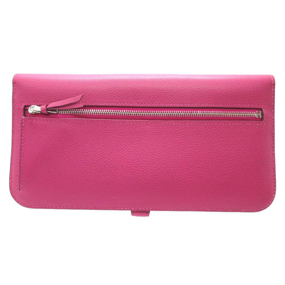 美品 エルメス ドゴン ロング A刻印(2017年製) エバーカラー ローズパープル 財布 1774【中古】HERMES