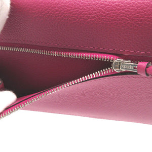 美品 エルメス ドゴン ロング A刻印(2017年製) エバーカラー ローズパープル 財布 1774【中古】HERMES