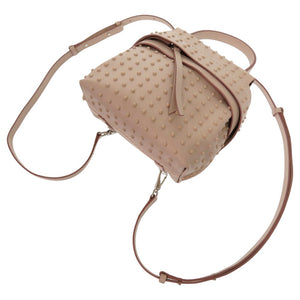 美品 トッズ ウェーブライン 3WAY ショルダーバッグ バックパック レザー ピンク 1853【中古】TOD’S