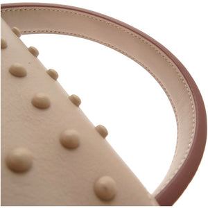 美品 トッズ ウェーブライン 3WAY ショルダーバッグ バックパック レザー ピンク 1853【中古】TOD’S