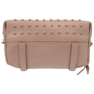 美品 トッズ ウェーブライン 3WAY ショルダーバッグ バックパック レザー ピンク 1853【中古】TOD’S