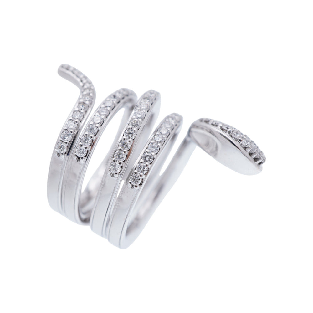 新品同様 ダミアーニ エデン K18WG リング 指輪 750 ホワイトゴールド/ダイヤモンド 12号 ジュエリー 1900【中古】Damiani