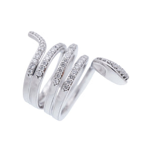 新品同様 ダミアーニ エデン K18WG リング 指輪 750 ホワイトゴールド/ダイヤモンド 12号 ジュエリー 1900【中古】Damiani