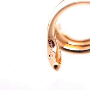 新品同様 ダミアーニ エデン K18PG ホワイトセラミック 2Pダイヤ リング 指輪 ピンクゴールド ダイヤモンド 12号 1901【中古】Damiani ジュエリー レディース