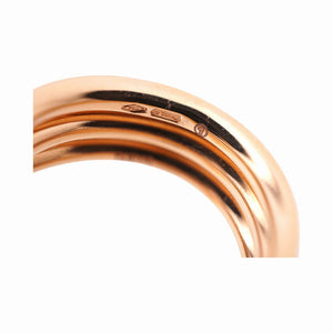 新品同様 ダミアーニ エデン K18PG ホワイトセラミック 2Pダイヤ リング 指輪 ピンクゴールド ダイヤモンド 12号 1901【中古】Damiani ジュエリー レディース