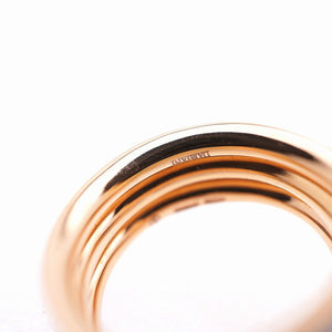 新品同様 ダミアーニ エデン K18PG ホワイトセラミック 2Pダイヤ リング 指輪 ピンクゴールド ダイヤモンド 12号 1901【中古】Damiani ジュエリー レディース