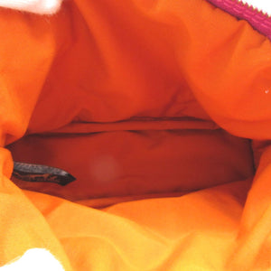 美品 エルメス ボリードポーチ 20 PM キャンバス ピンク ポーチ 1919【中古】HERMES